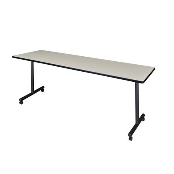 Kobe Rectangle Training Table, 84" W, 29" H, Laminate Top, Maple MKTRCC8424PL