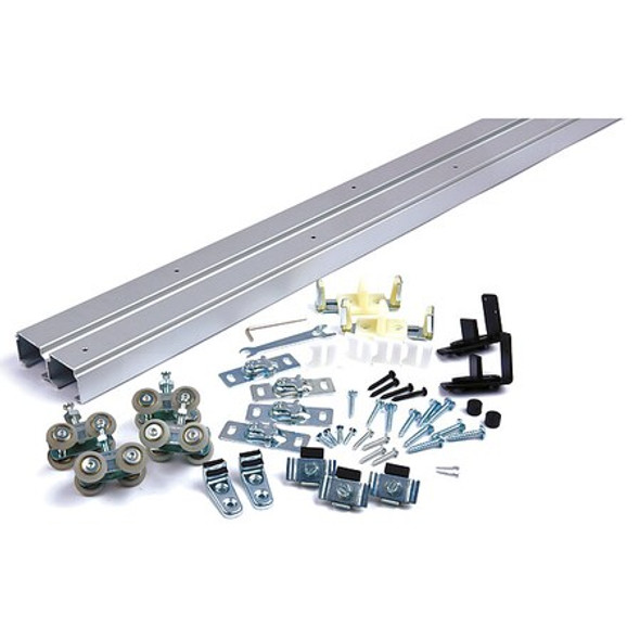 National Guard Track Kit, Top, 5 ft L, 250 lb Limit SLAL-250-BP-60
