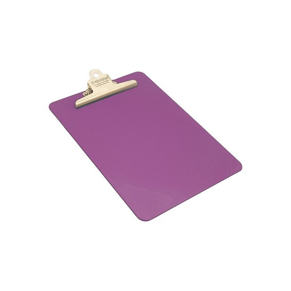 9" x 12-1/2" Metal Detectable Clipboard, Purple