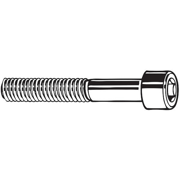 M36-4.00 Socket Head Cap Screw, Socket, Black Oxide Steel, 150 mm Length