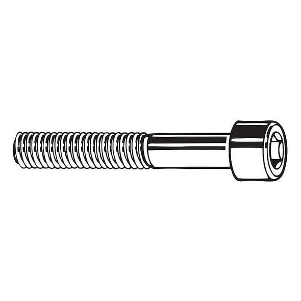 M36-4.00 Socket Head Cap Screw, Socket, Black Oxide Steel, 150 mm Length