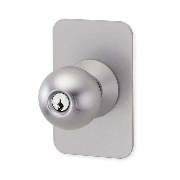 Von Duprin Knob w/Lock,22 Series,Grade 1 210K US28