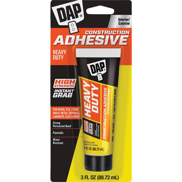 DAP 3 Oz. Heavy Duty Construction Adhesive 7079800160