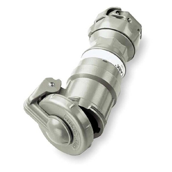 Hubbell-Wiegmann Pn&Slv Connctr,60 A,Style 2;Gray,4Pl VPR6465