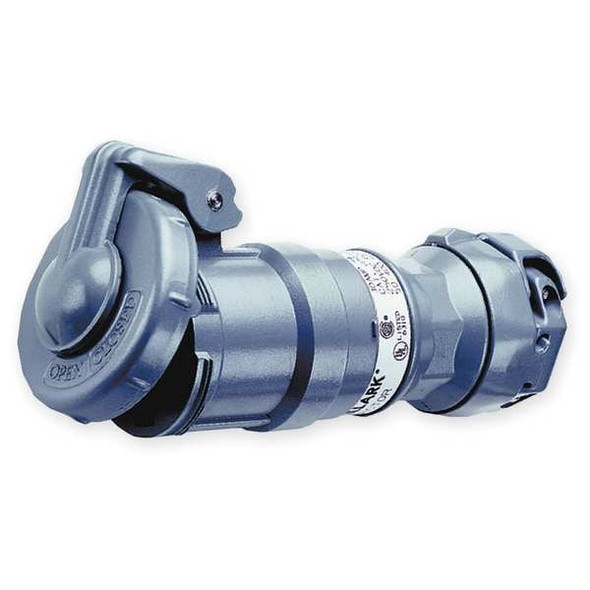 Hubbell-Wiegmann Pn&Slv Connctr,60 A,Style 2;Gray,4Pl VPR6465