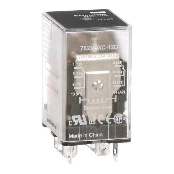 Socket, General Purpose Relay, Square, 15 A, 8 Pins, Faston Connector