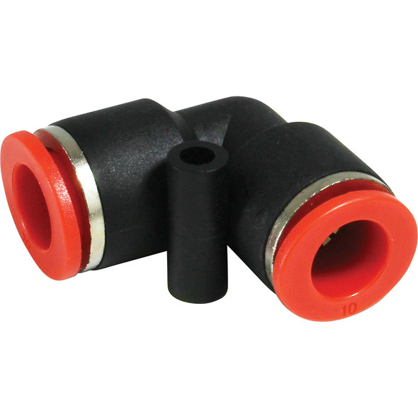 3/8" & 10mm Nylon To Nylon 90° Union (2) K580