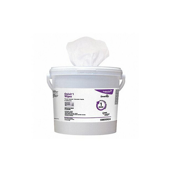 Diversey Disinfecting Scent Wipes 11" x 12", White, 4PK 100850924