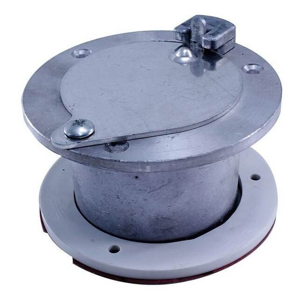 American Garage Door Supply Exhaust Port, For 2 in Door, Aluminum EL52
