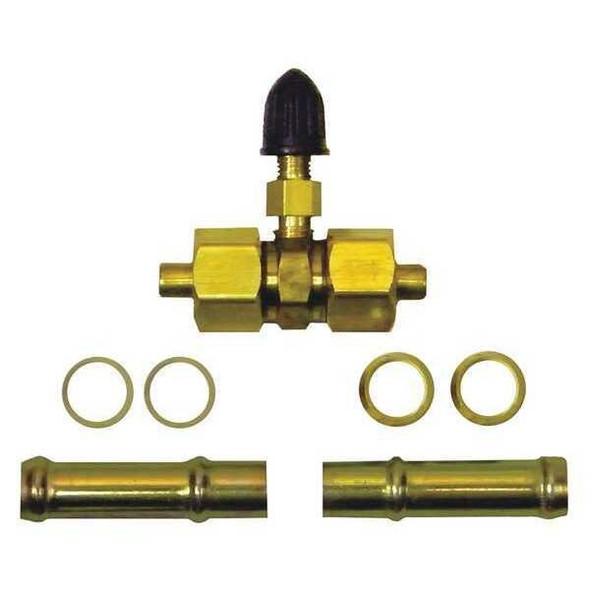Sur&r Schrader Valve,For 3/8" Fuel Lines SV38