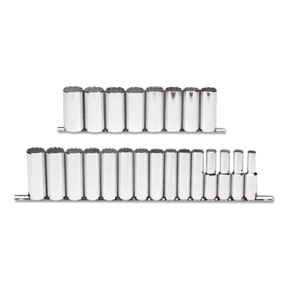 Torqueplus™ Metric Deep Socket Set, 23-Pc, 1/2 in, 12-point