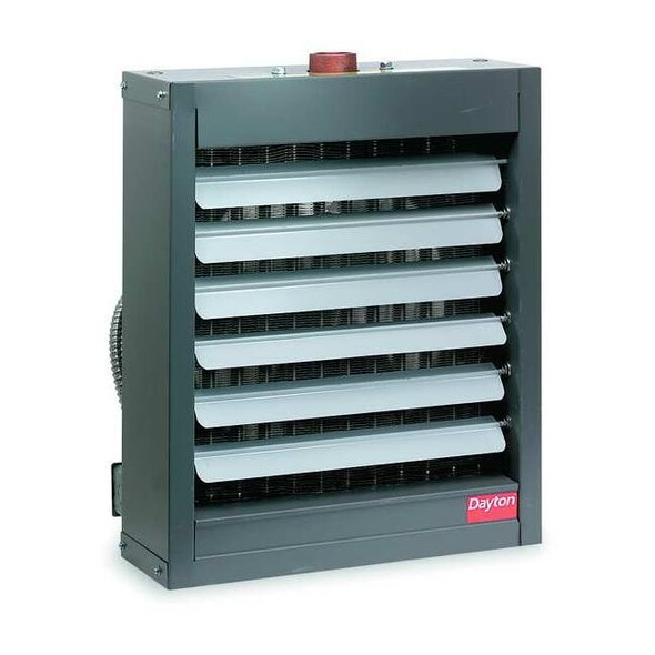 Dayton Hydronic Unit Heater,14" D,2200 cfm 5PV28