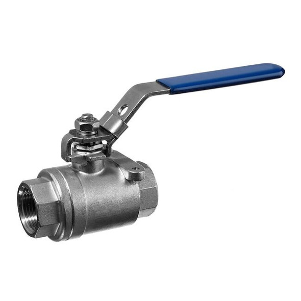 Usa Industrials Manual 2-Way Ball Valve,NPT,304 SS ZUSA-VLV-29