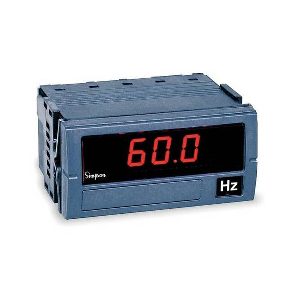 Simpson Electric Digital Panel Meter,Frequency F35-1-91-0