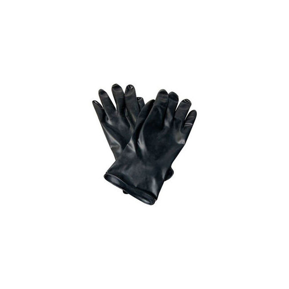 Honeywell Chemical Resistant Gloves Smooth Grip Butyl 13 Mil Thick Size 8 Black