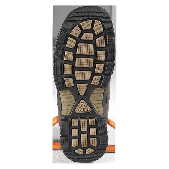 Men's Waterproof Work Boots, 11W W, Steel Toe, 6 in H, Dark Brown, FQ0006114