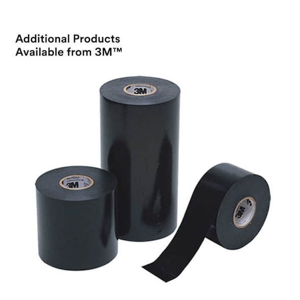 3m ElectricalTape,Black,33-3/8ydL,6inW,PK8 50-UNPRINTED-6x100FT 3m ElectricalTape,Black,33-3/8ydL,6inW,PK8 50-UNPRINTED-6x100FT