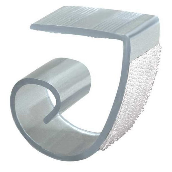 Multi-Clip by Fastenation Table Skirt Clip,1 in L,Clear,PK250 MC