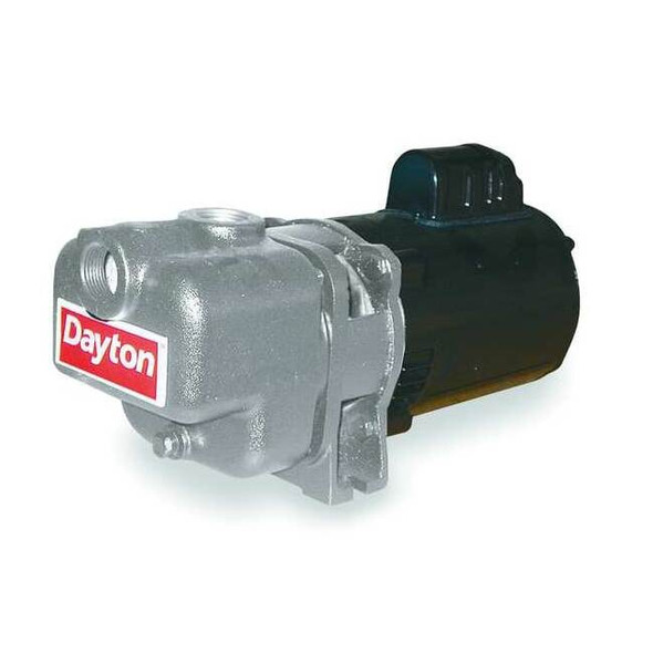 Dayton Centrifugal Pump, 1 1/2 hp, 115/230V AC, 1 Phase, 96 ft Max Head 4UA72