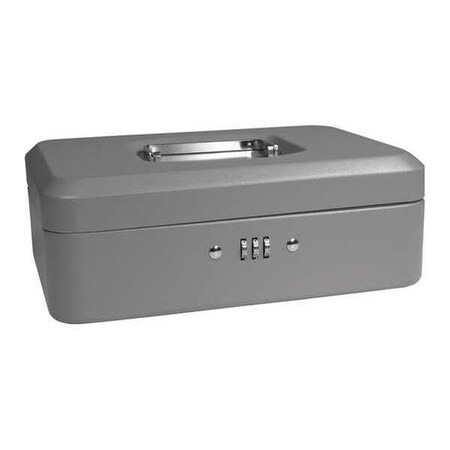 Barska Cash Box,3 Compartments,Steel CB11786