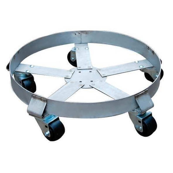 Manufacturer Varies Drum Dolly, 55 gal, 24 in L, Silver 6FVH9 Manufacturer Varies Drum Dolly, 55 gal, 24 in L, Silver 6FVH9