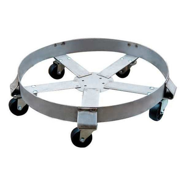 Manufacturer Varies Drum Dolly, 55 gal, 24 in L, Silver 6FVH8 Manufacturer Varies Drum Dolly, 55 gal, 24 in L, Silver 6FVH8