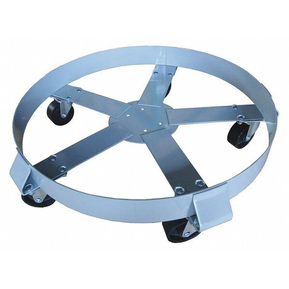 Manufacturer Varies Drum Dolly, 55 gal, 24.875 in L, Gray 1XWA2