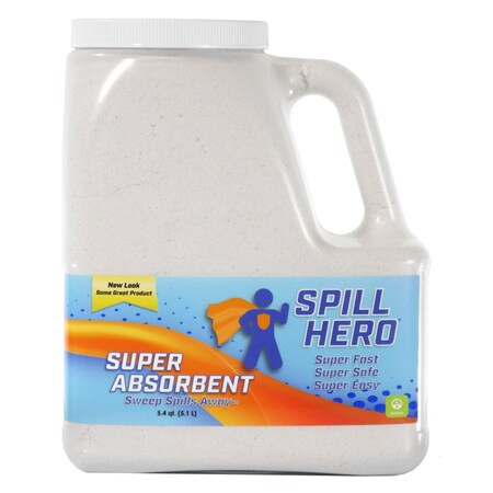 Spill Hero Loose Sorbent, 11/16 gal, Universal, White, 2 PK XL72-2