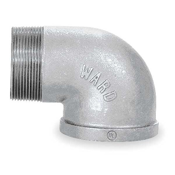 Manufacturer Varies 90 Street Elbow, Malleable Iron, 3 in 2WJ14 Manufacturer Varies 90 Street Elbow, Malleable Iron, 3 in 2WJ14