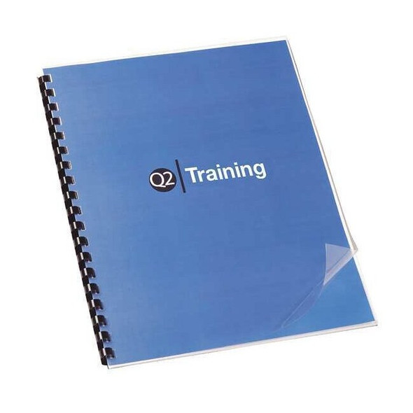 Gbc Presentation Cvr, Clr, 11-1/4x8-3/4, PK100 2000036P