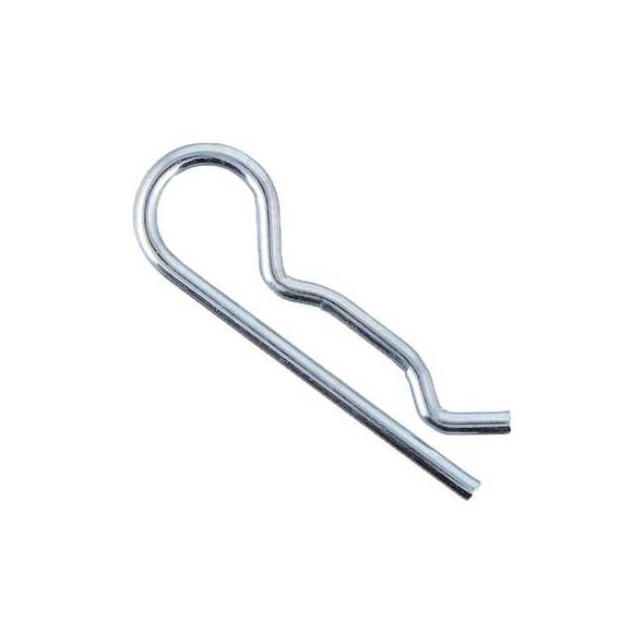 Bridge Cotter Pin, 5/32 in Dia, 4 in L, Spring Wire, PK 25