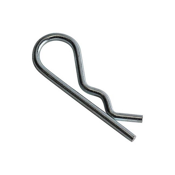 Extended Prong Cotter Pin, 3/16 in Dia, Steel, 250 PK