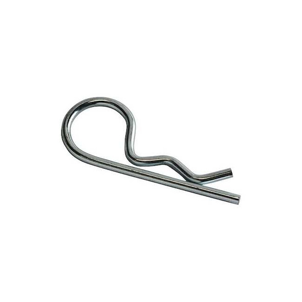 Bridge Cotter Pin, 1/8 in Dia, 2-3/8 in L, Spring Wire, 100 PK