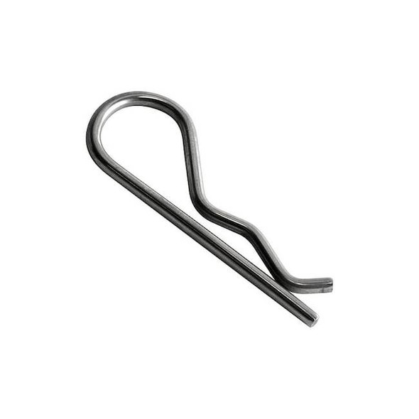 Bridge Cotter Pin, 9/64 in Dia, 2-15/16 in L, Stainless Steel, 10 PK