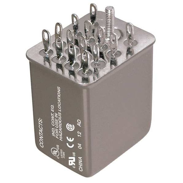 Plug-In, General Purpose Relay, Square, 3 A, 14 Pins, Plug-in