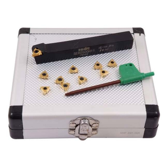 Hhip 1/2" External Indexable Threading Tool Holder & Insert Kit 2301-1625