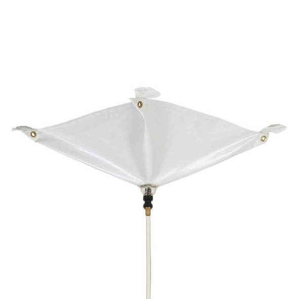 Pig Magnetic Roof Leak Diverter Tarp White 30" L x 30" W TLS1998-WH