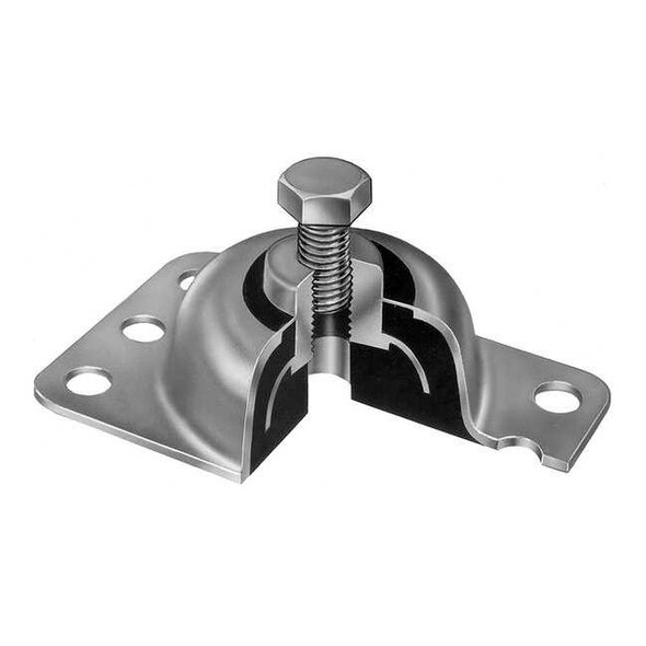 Mason Industries Floor Mount Vibration Isolator,1000 lb. 20UZ15