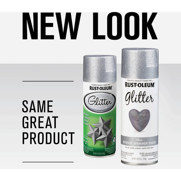 Rust-Oleum 10.25 Oz. Silver Glitter Sealer Spray Paint