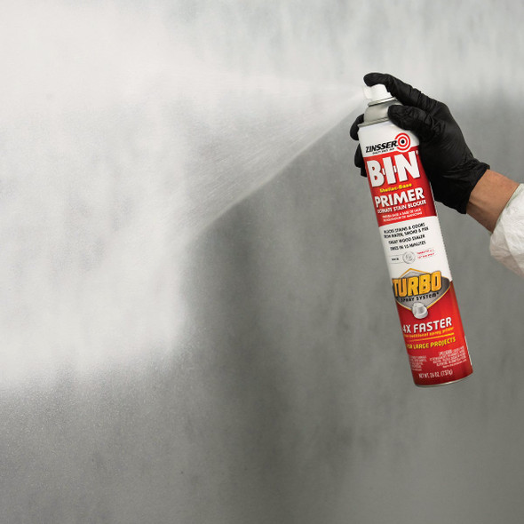 Zinsser 26 Oz. B-I-N Primer Spray with Turbo Spray System, Flat White 356880 775989