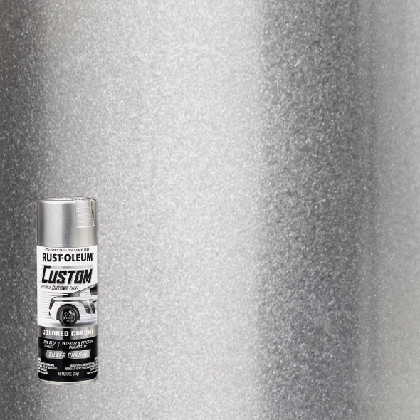 Rust-Oleum 10 Oz. Custom Colored Automotive Spray Paint, Silver Chrome 340558
