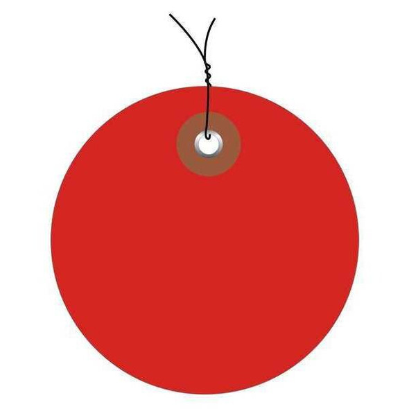 Partners Brand Tag,Plastic,Circle,Wired,3",Red,PK100 G26077W Partners Brand Tag,Plastic,Circle,Wired,3",Red,PK100 G26077W