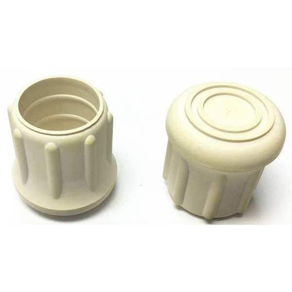 Manufacturer Varies Protective Leg Tip, SlipOn, Rd, 1-3/32, PK10 LTB 21W/W