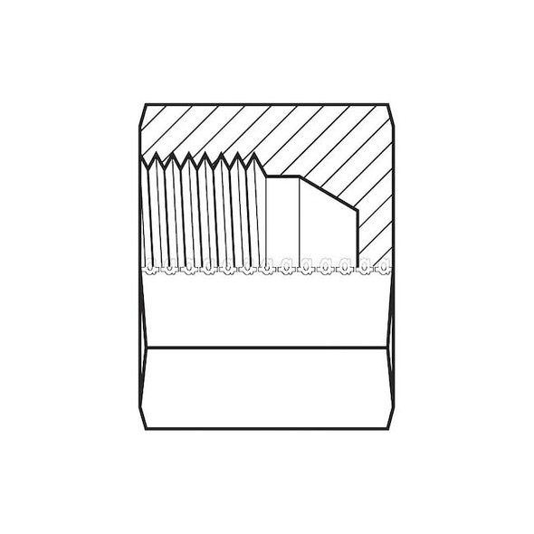 Adaptall HydraulicHoseAdapter,5/8",4000 psi,Steel 9232-16