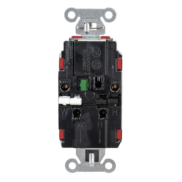 Hubbell Wiring Device-Kellems Receptacle,1 hp,125V AC,NEMA 5-20R 8300STRTR