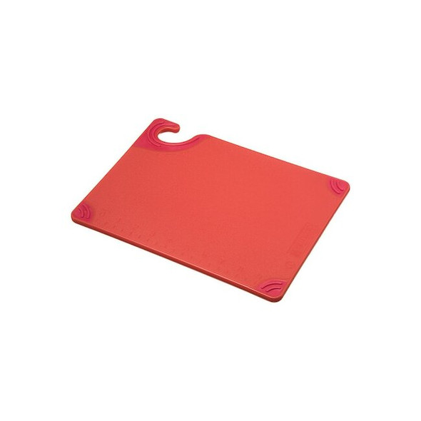 San Jamar Cutting Board,Red 12 x 9 In. CBG912RD