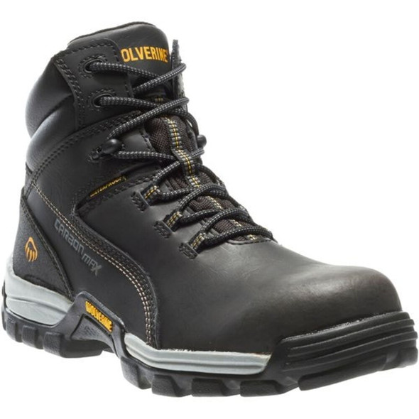 W10304, Men's 6 in Composite Toe 6-Inch Work Boot, Black, 9, M, W10304