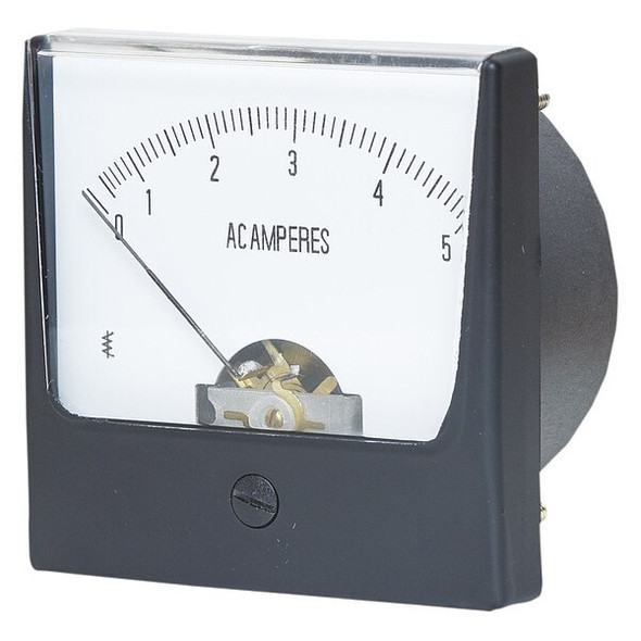 Manufacturer Varies Analog Panel Meter,AC Current,0-5 AC A 12G370 Manufacturer Varies Analog Panel Meter,AC Current,0-5 AC A 12G370