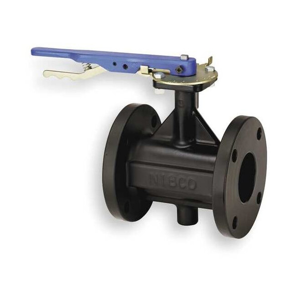 Nibco Butterfly Valve,Lever,3 In,Cast Iron FC27653 3