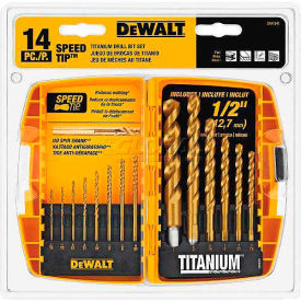 DeWalt Titanium Speed Tip Drill Bit Set DW1341 14 Piece Set
